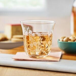 💜 New 4 Pack The Pioneer Woman Daisy 12oz  Glass Tumbler Set